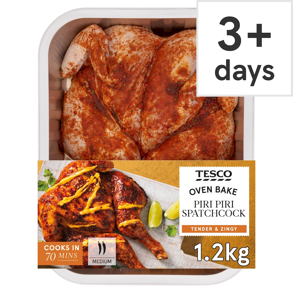 Tesco Peri Peri Spatchcock with Sauce 1.2kg 