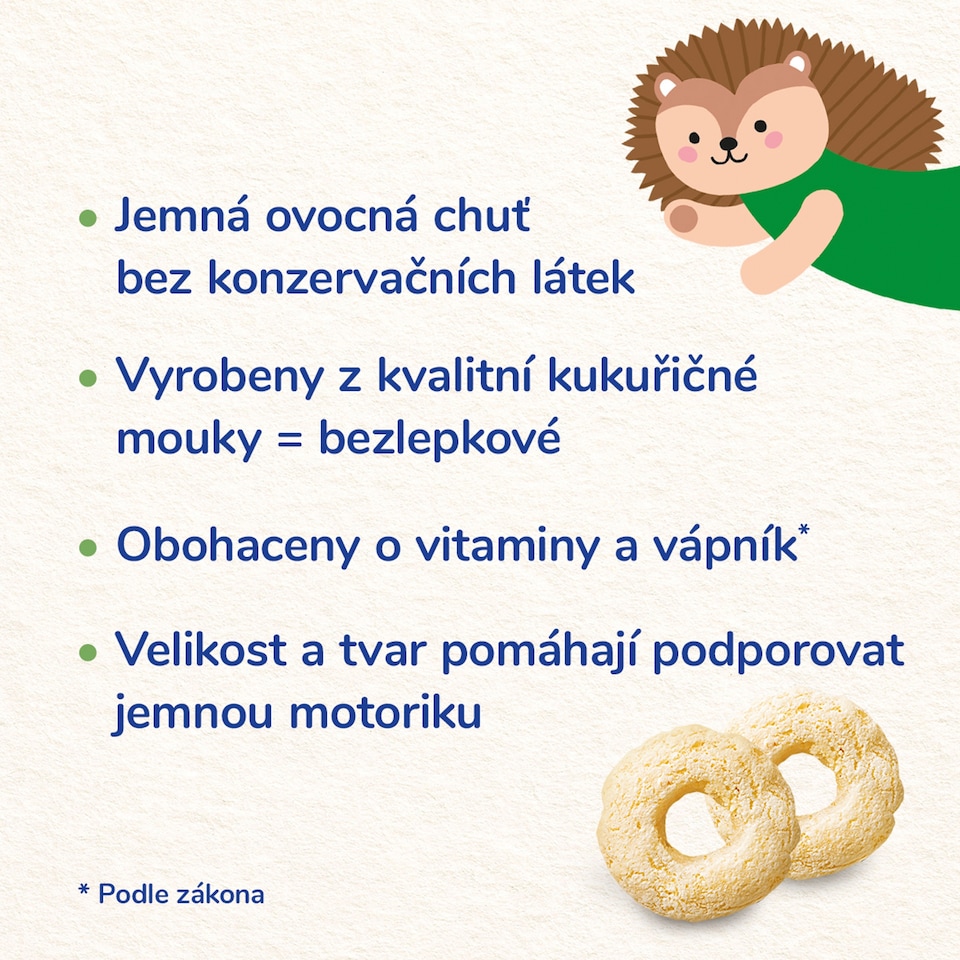 Obrázek 1 pro produkt Sunar Kroužky s jablečnou příchutí 50g