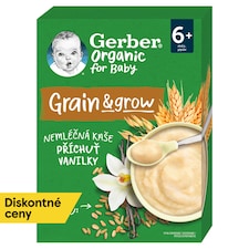 GERBER Organic nemliečna kaša s príchuťou vanilky 200 g