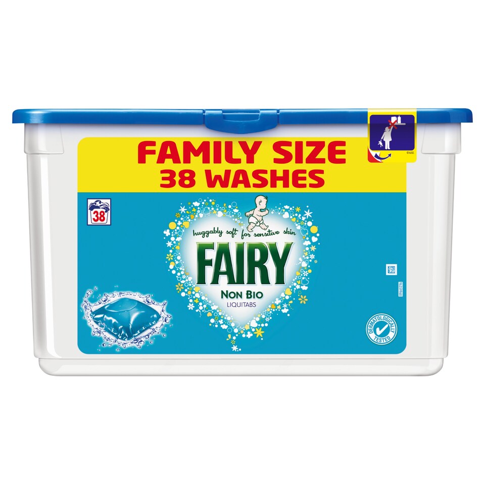 Fairy Non Bio. Pods Washing Capsules 38 Washes