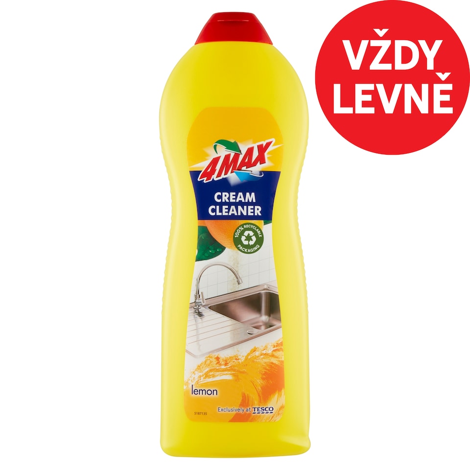 4MAX Lemon Cream Cleaner 750ml
