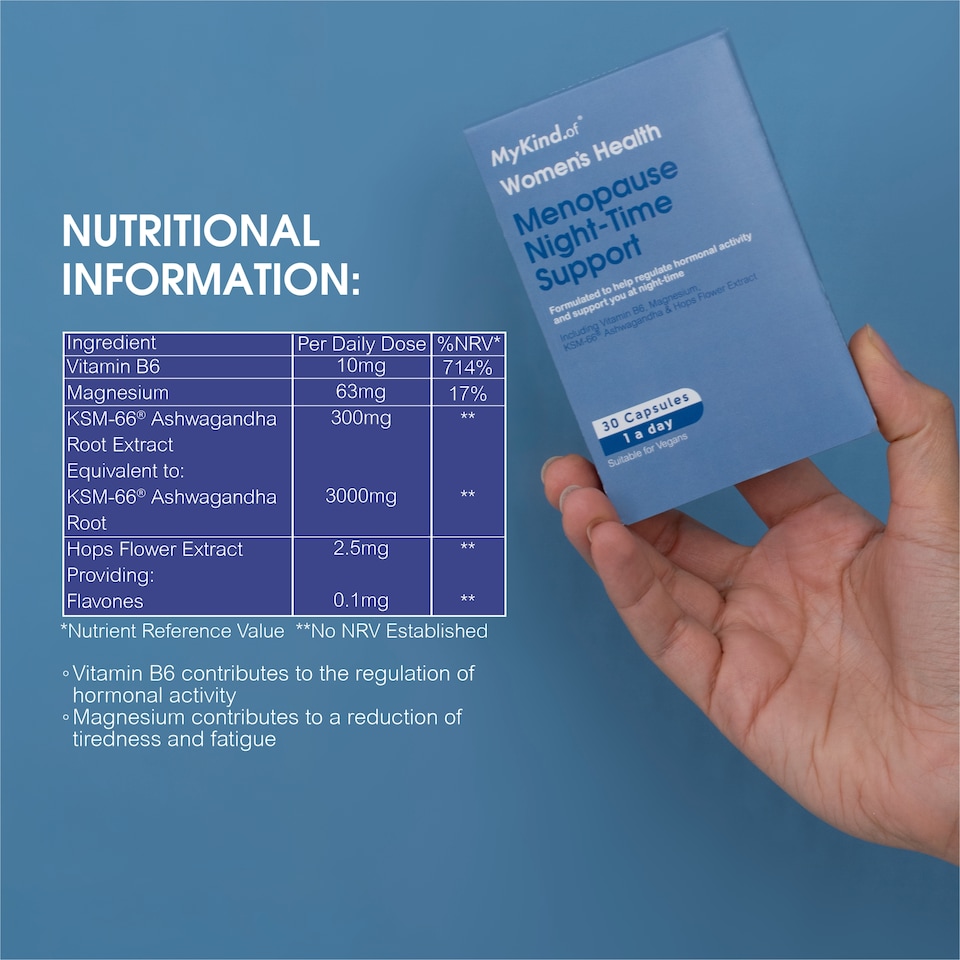 image 1 of MyKind.of Menopause Night -Time Support 30 Capsules