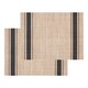 image 3 of F&F Home Rectangle Stripe Placemat 2 Pack