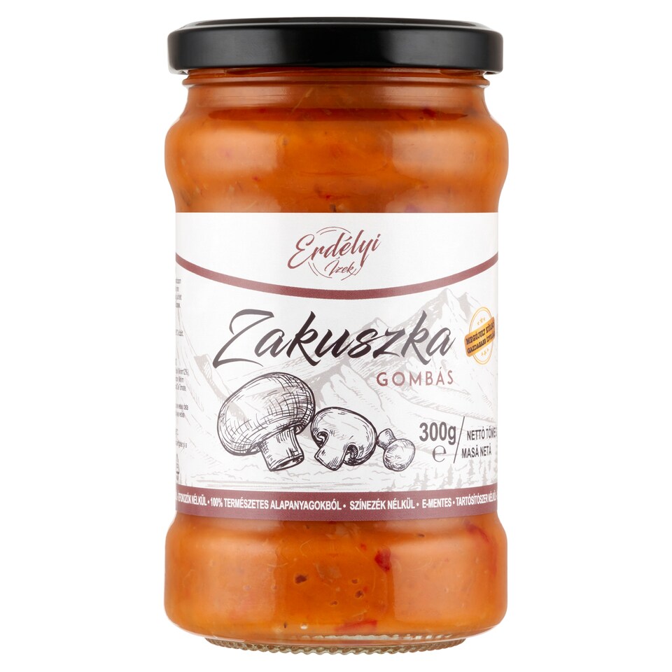 Erdélyi Ízek gombás zakuszka 300 g