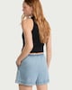 image 3 of F&F Cotton Rich Drawstring Shorts in Navy