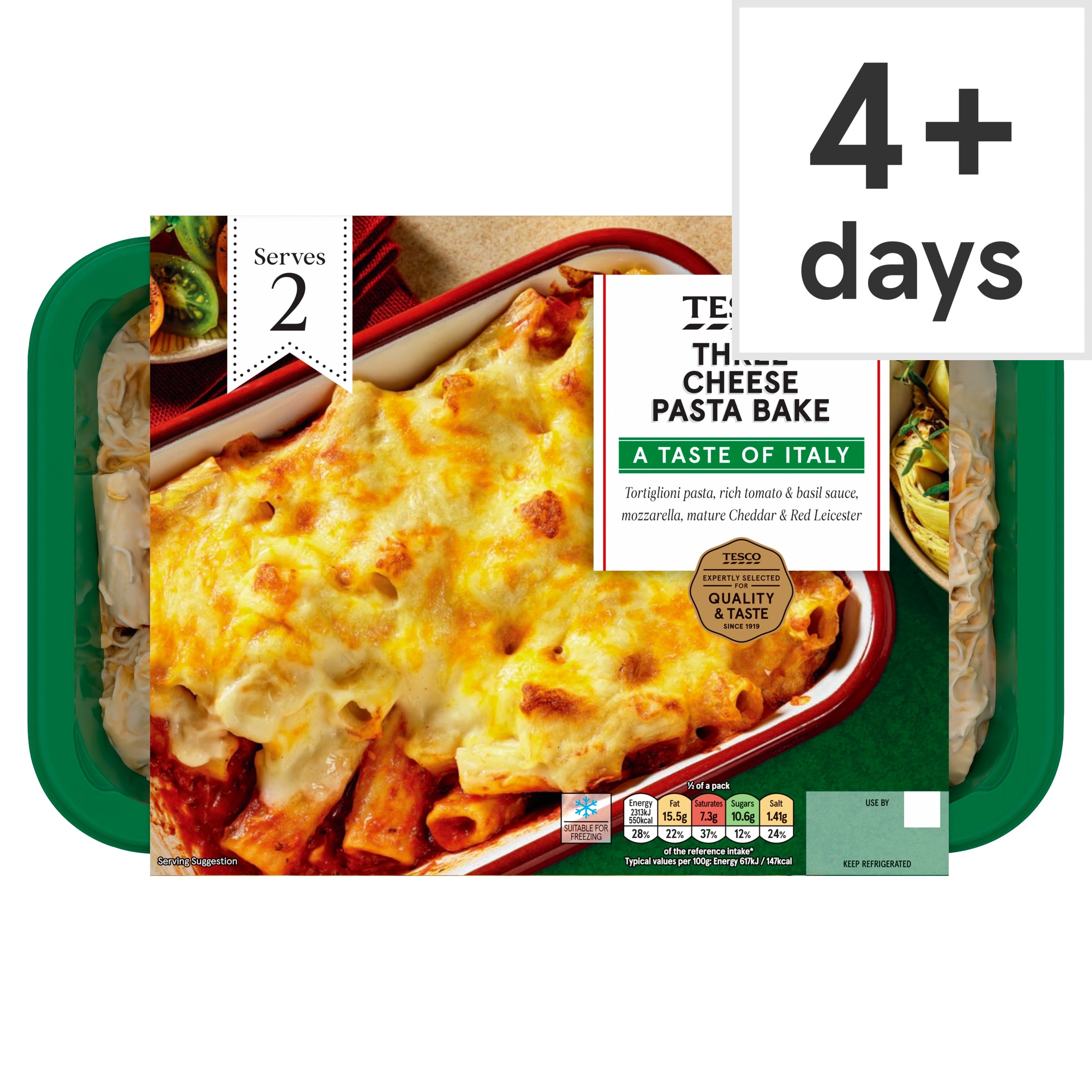 Tesco Three Cheese Pasta Bake 750g