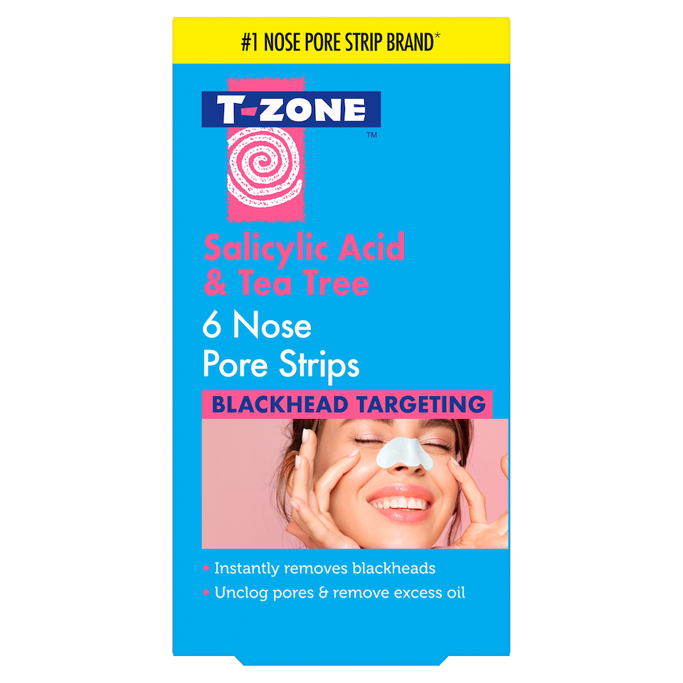 T-Zone Salicylic Acid & Tea Tree 6 Nose Strips