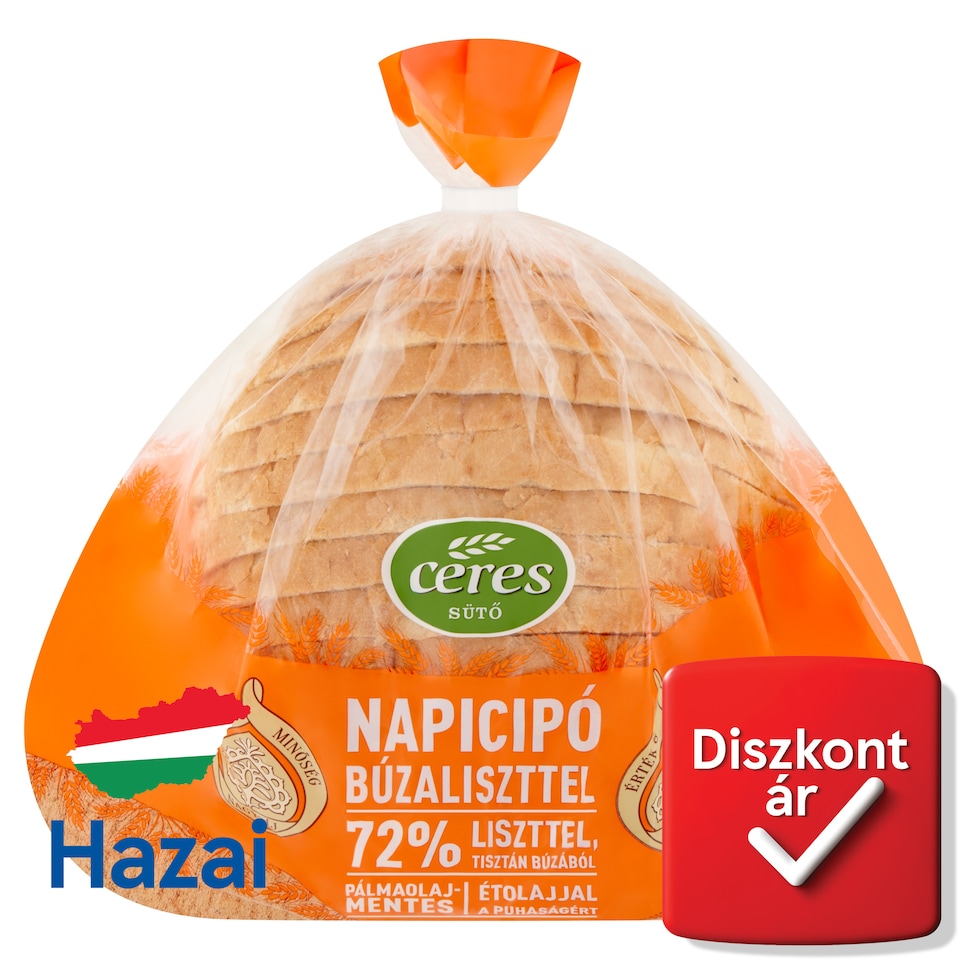 Ceres Napicipó búzakenyér búzaliszttel 400 g  1. kép