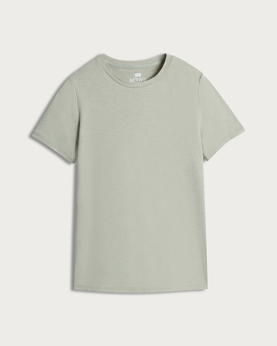 F&F Active Short Sleeved T-Shirt in Green