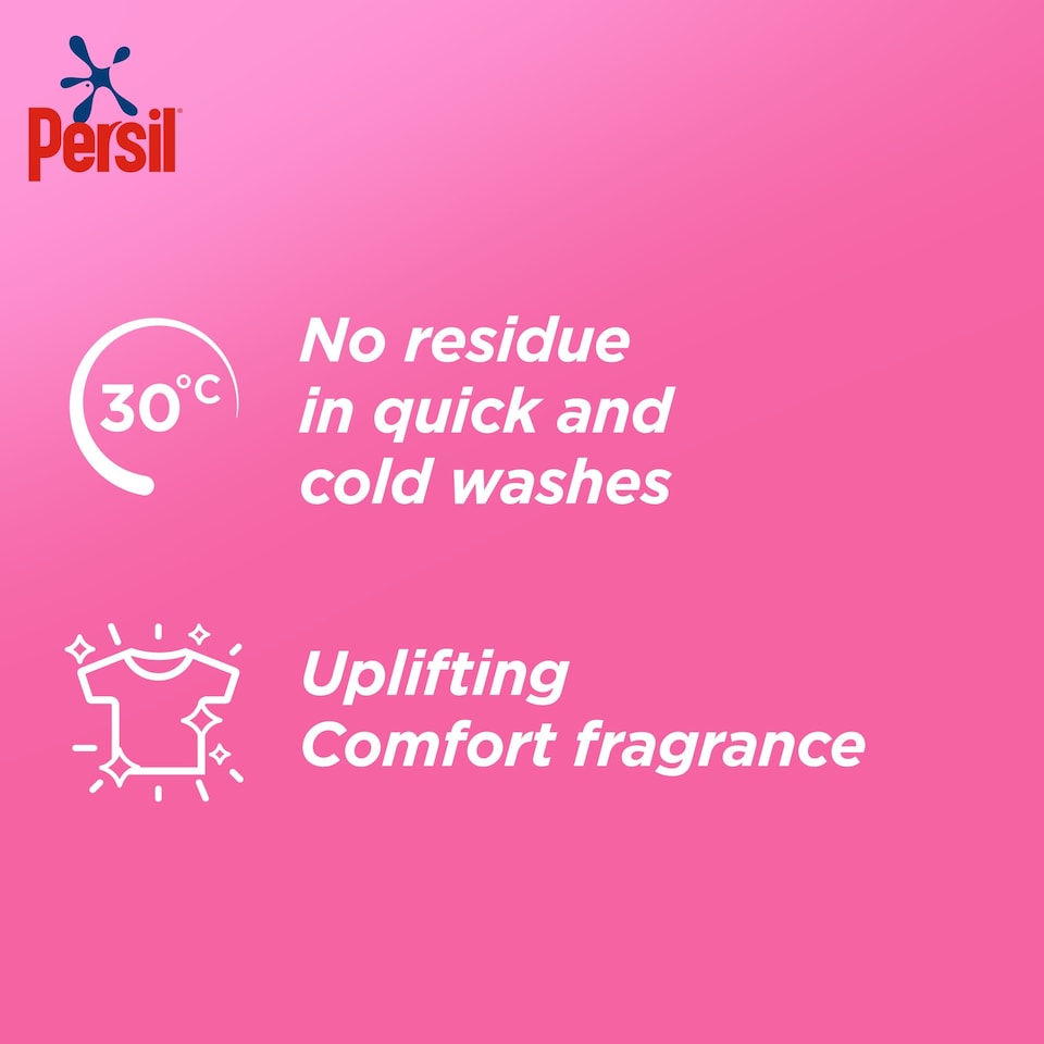 image 1 of Persil Ultimate Touch of Comfort Laundry Washing Detergent Capsules 44 Washes 928g