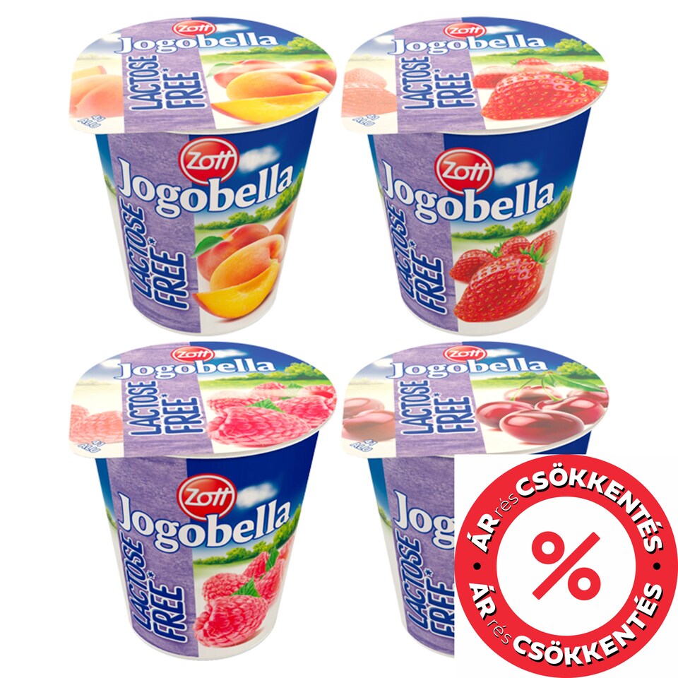 Zott Jogobella laktózmentes élőflórás joghurt 150 g
