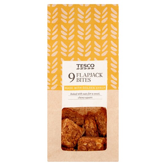 Tesco 9 Mini Flapjack Bites Tesco Groceries