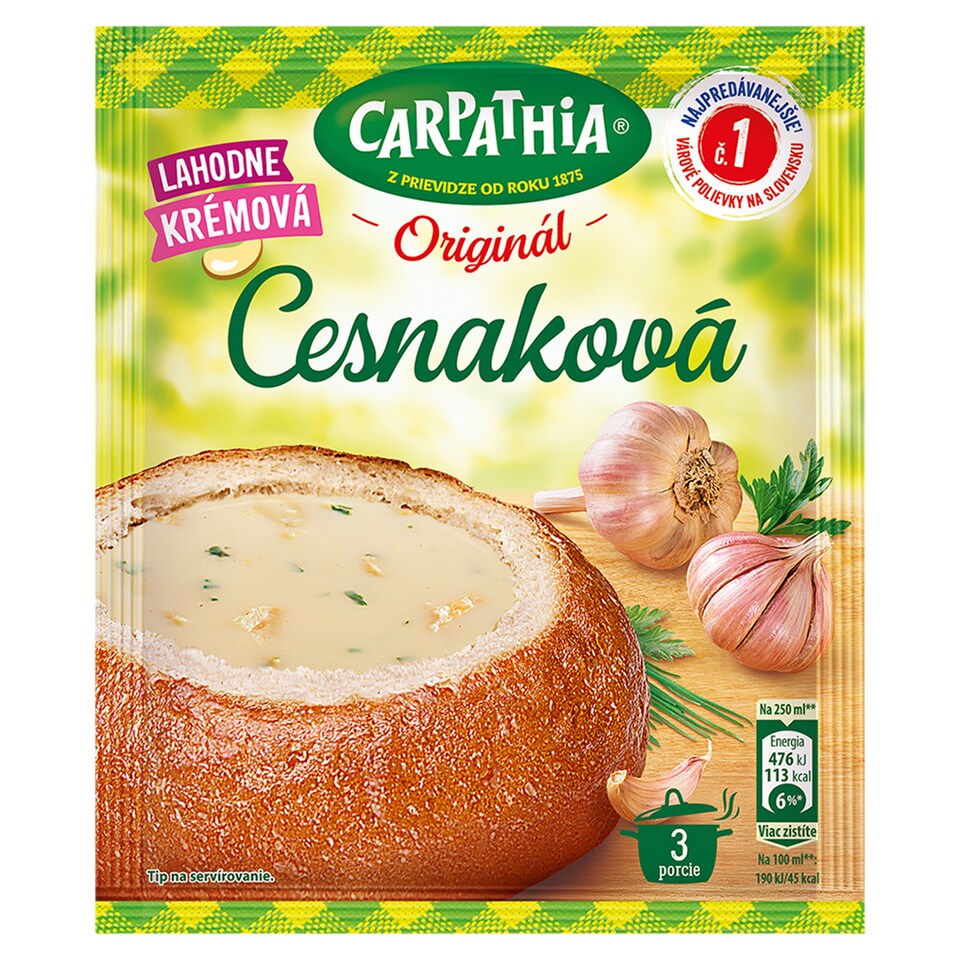 CARPATHIA Originál Krémová Cesnaková 57 g