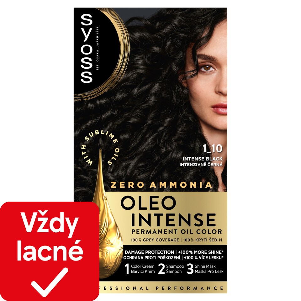 Syoss Oleo Intense 1-10 Intenzívny čierny 50 ml