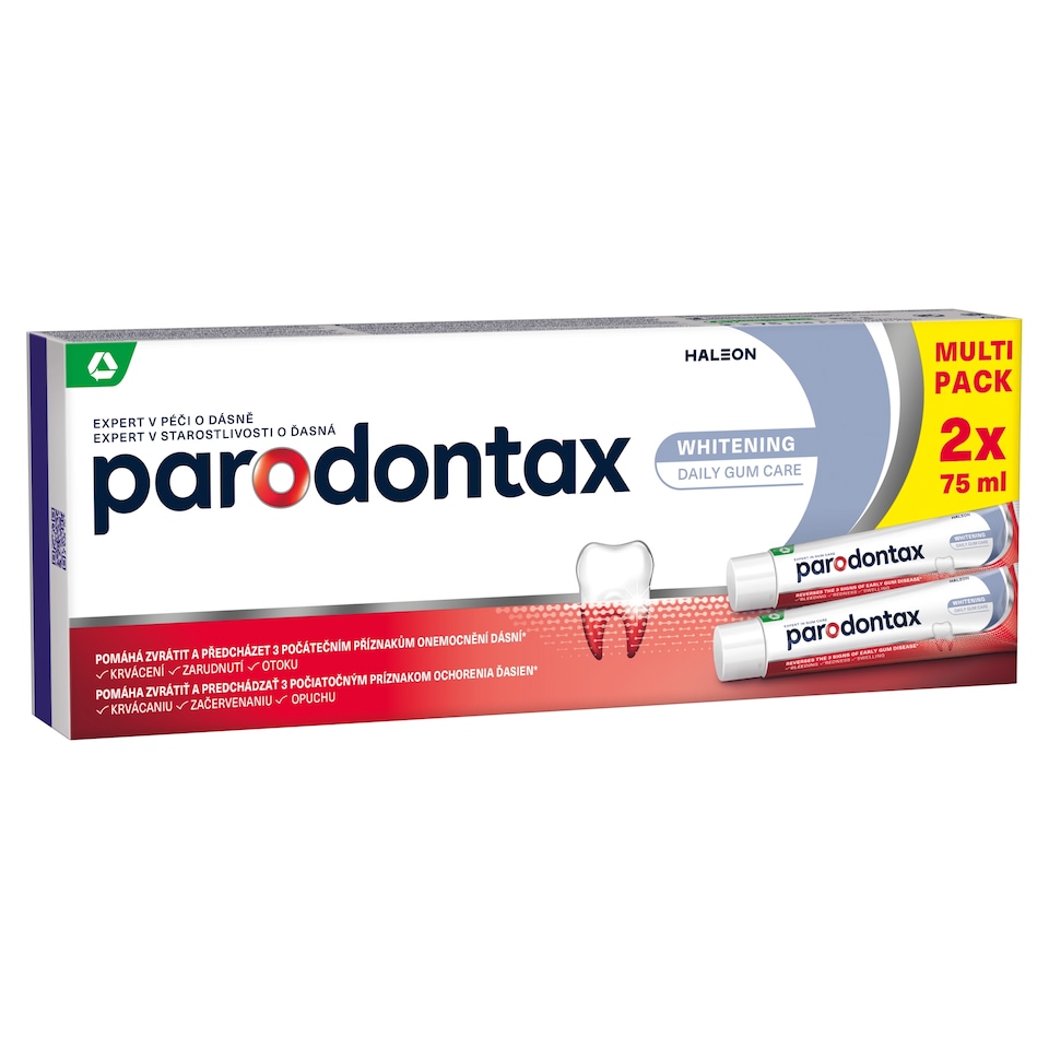 Obrázek 1 pro produkt Parodontax Whitening zubní pasta 2 x 75ml