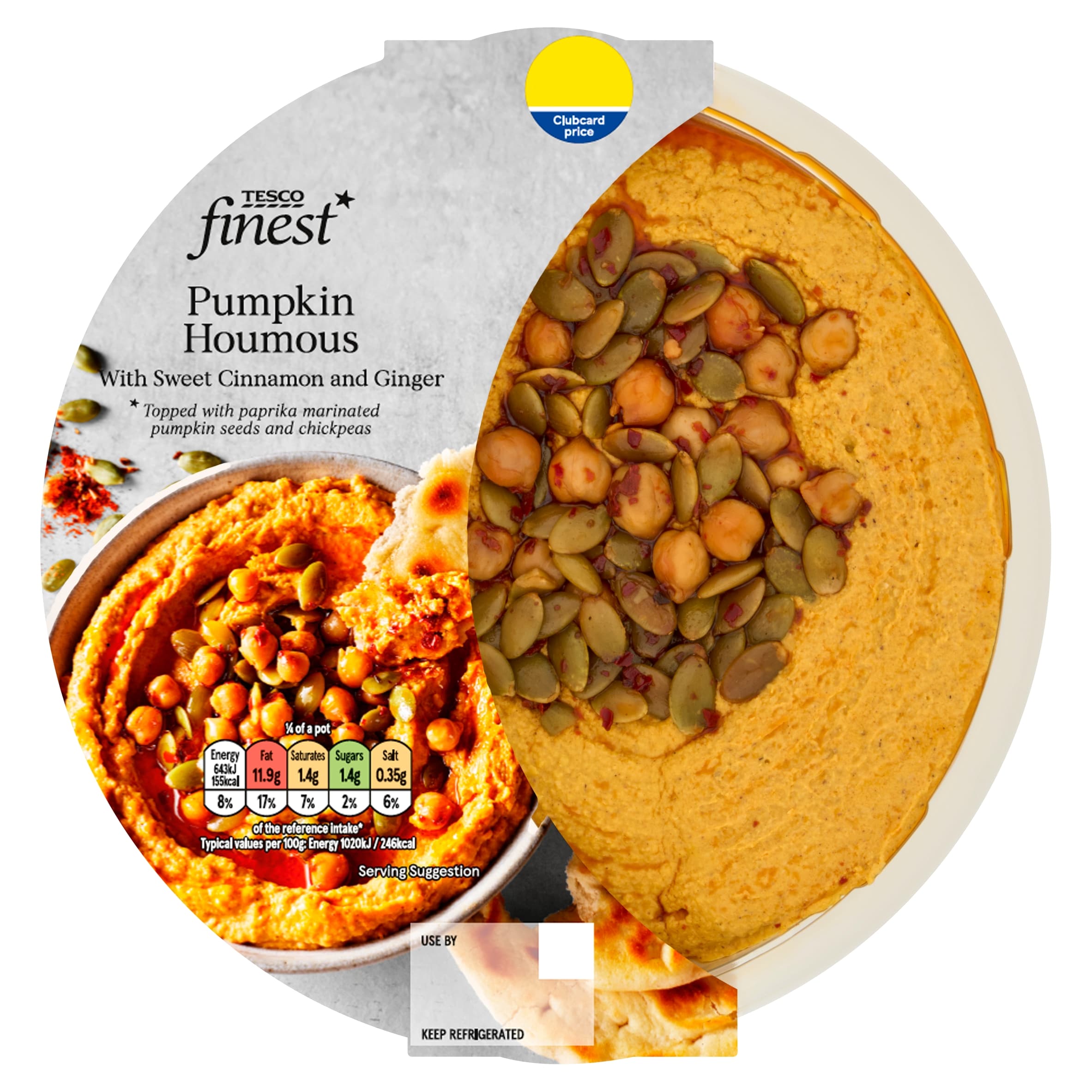 Tesco Finest Pumpkin Houmous 250g