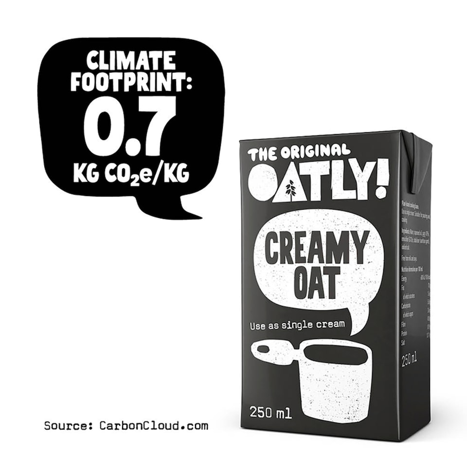image 1 of Oatly Creamy Oat Single Cream Alternative 250Ml