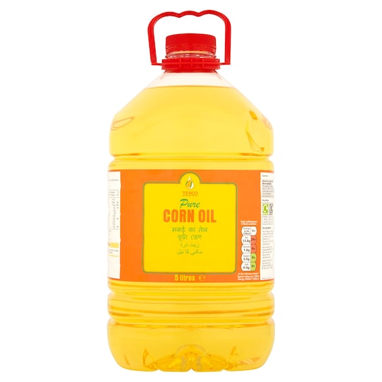 TESCO PURE CORN OIL 5 LITRES Tesco Groceries