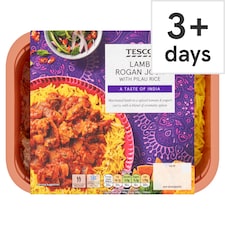 Tesco Lamb Rogan Josh With Pilau Rice 400G