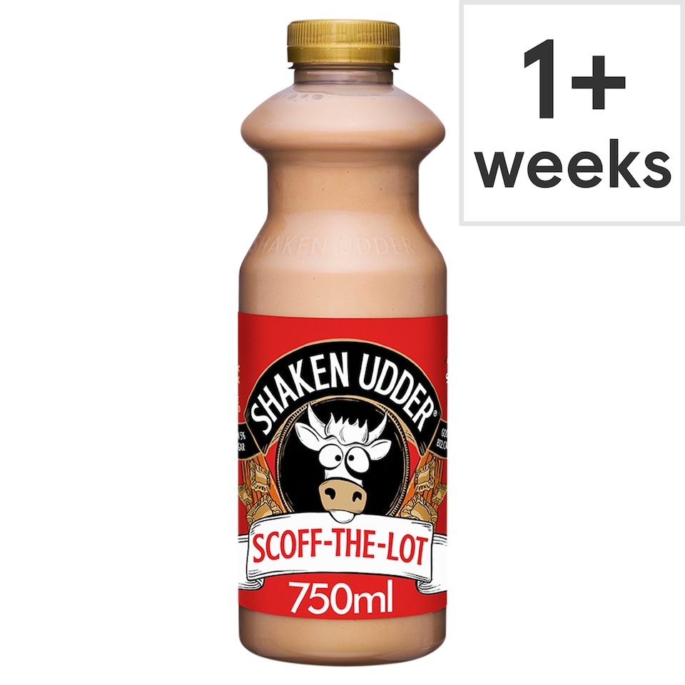 image 1 of Shaken Udder Scoff-The-Lot Caramelised Biscuit & Cinnamon Milkshake 750ml