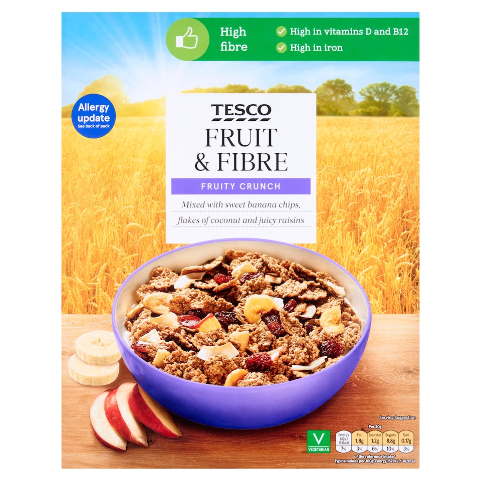 Tesco Fruit & Fibre 750g