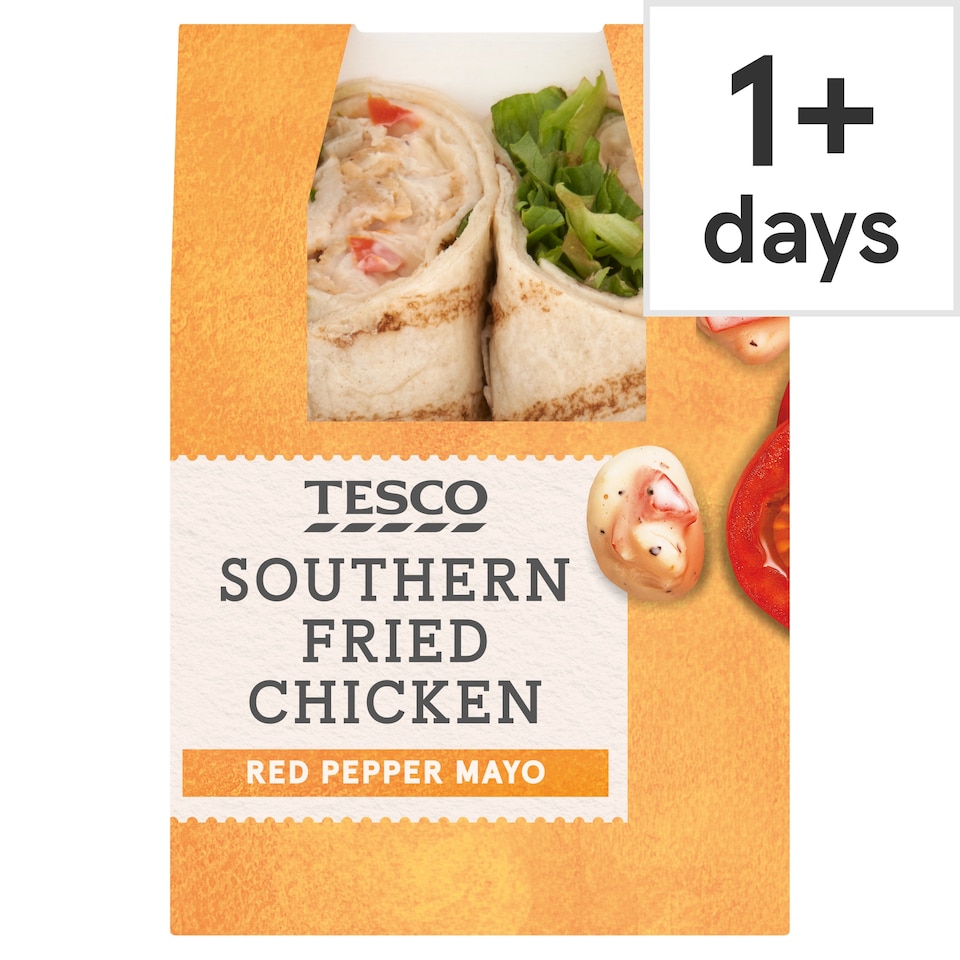 Tesco Southern Fried Chicken Wrap (C)