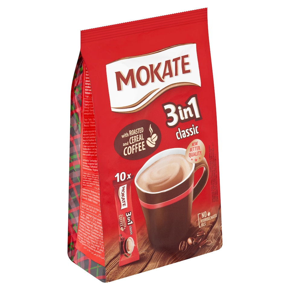 Mokate 3in1 Classic Instant Coffee Drink in Powder 10 x 17 g (170 g)