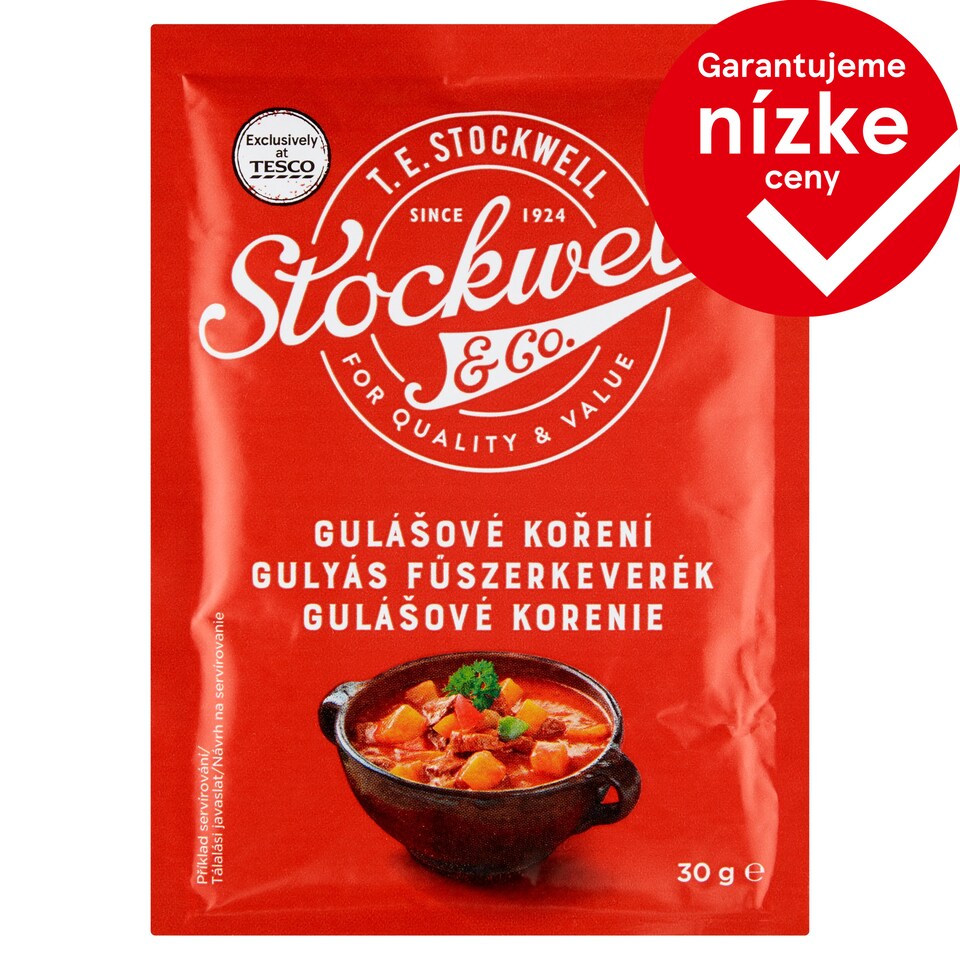 Tesco Gulášové korenie 30 g