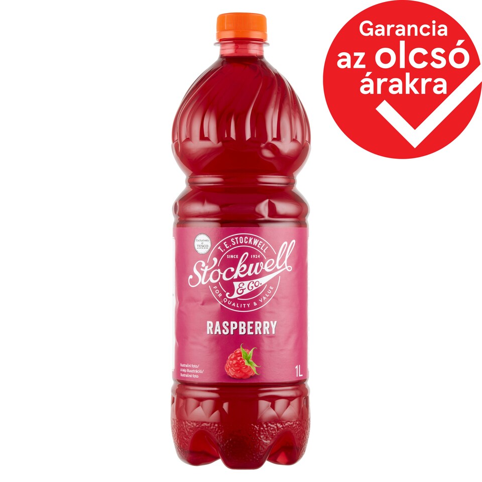 Stockwell & Co. Raspberry Flavored Drink Concentrate with Sweetener 1 l