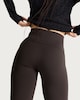 image 2 of F&F Active ULTRASTRETCH High Waisted Flared Leggings in Chocolate