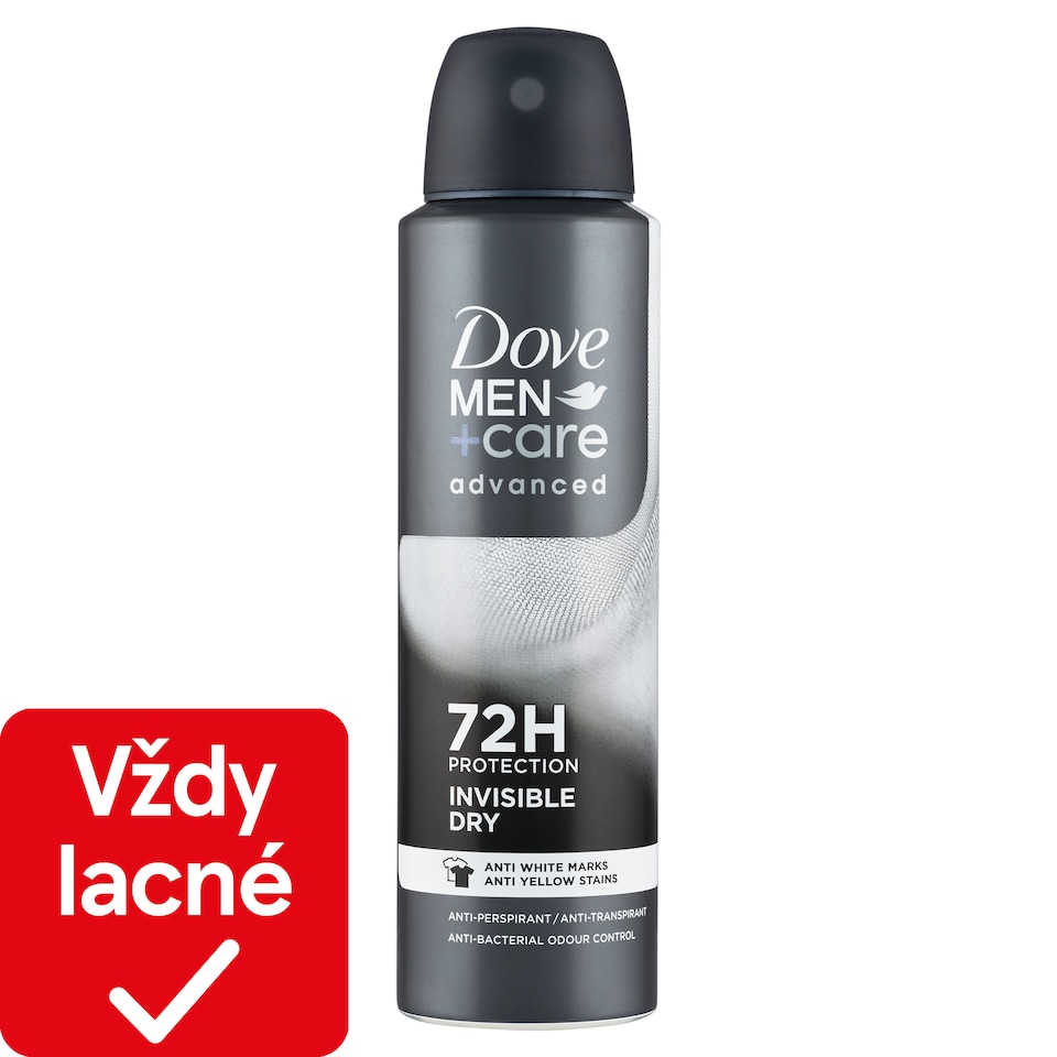 image 1 of Dove Men+Care Advanced Invisible Dry Antiperspirant Spray 150 ml