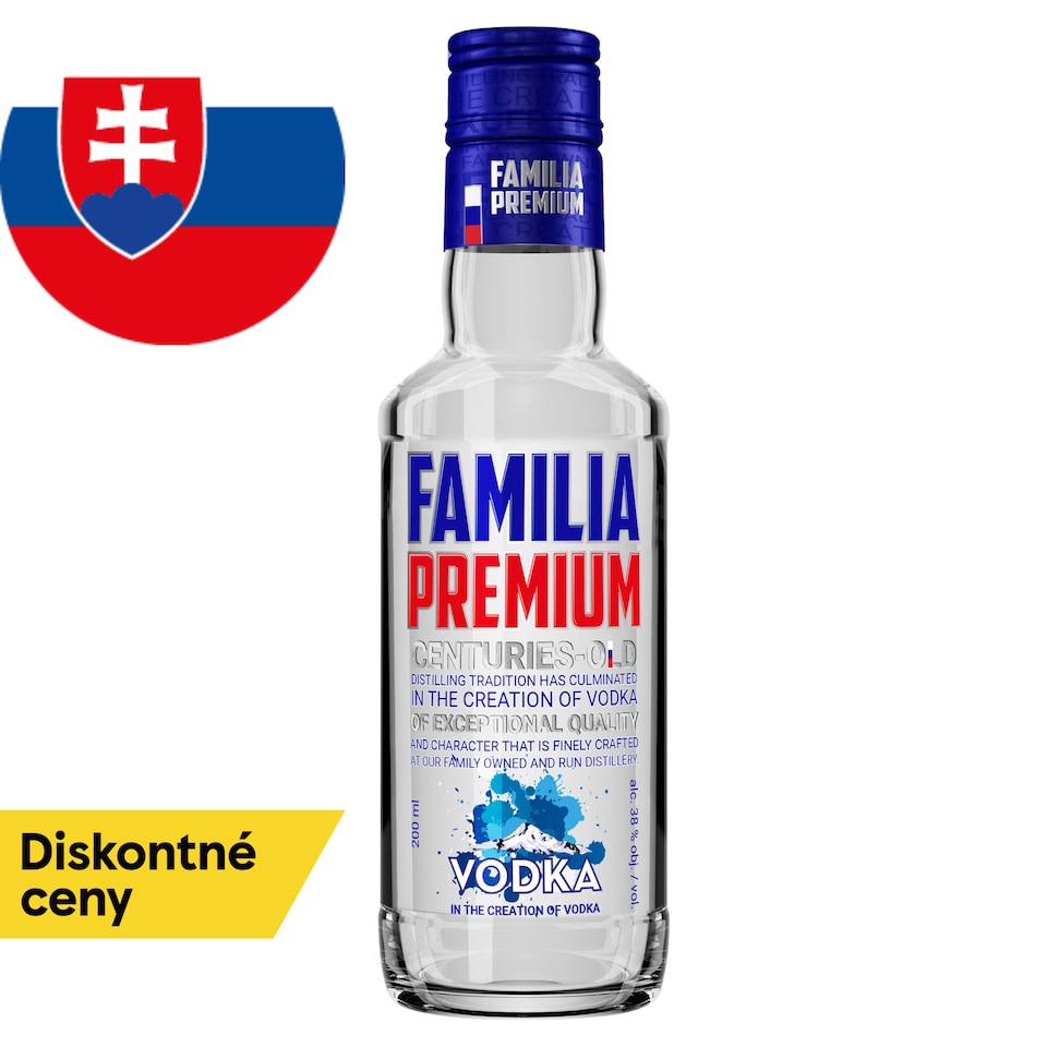 Familia Premium vodka 38% 200 ml
