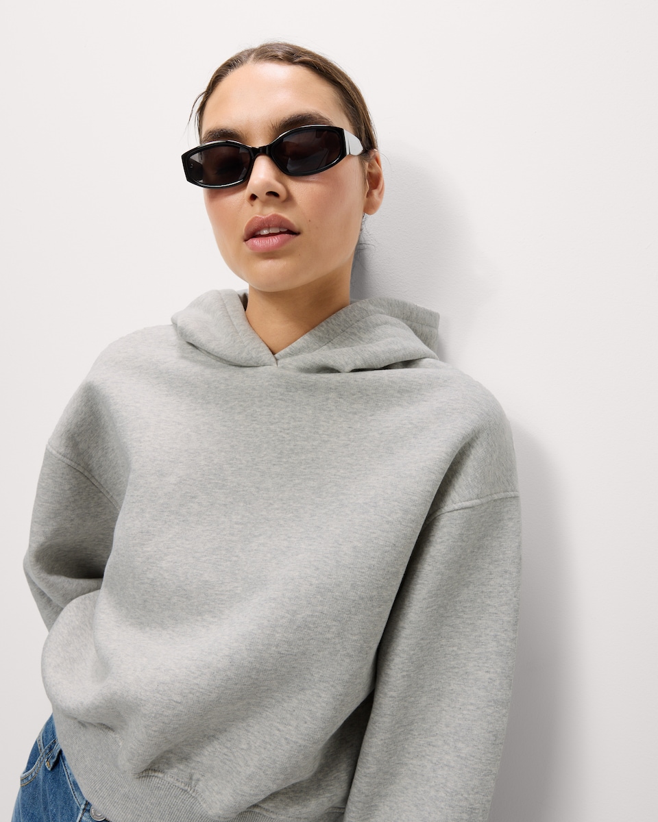 image 1 of F&F Cotton Rich Oversized Hoodie in Grey