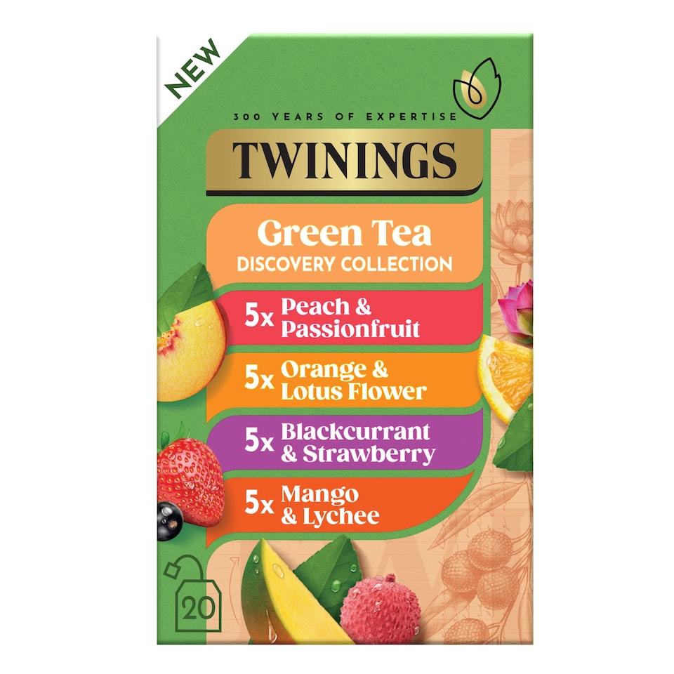 image 1 of Twinings Green Tea Discovery Collection 20 Tea Bags 35g
