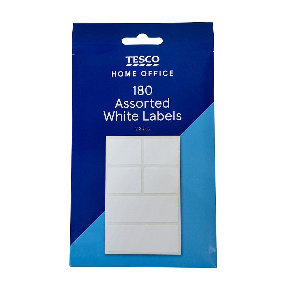Tesco Assorted White Labels