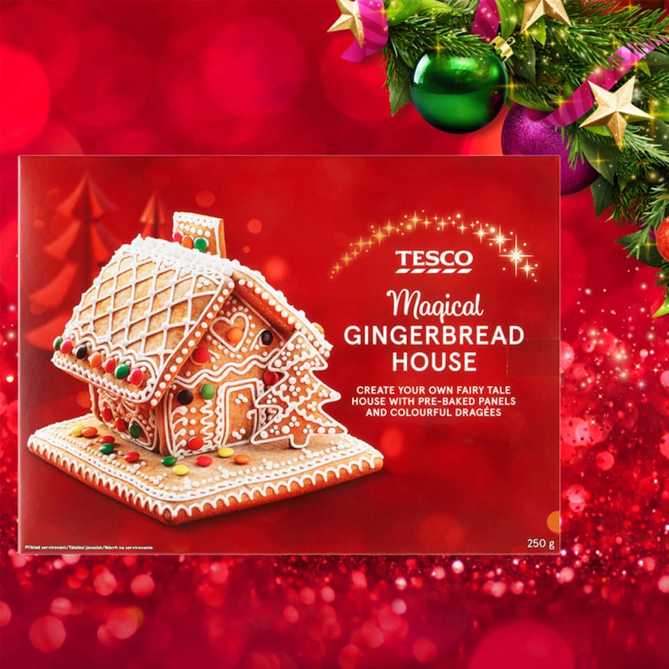 Tesco Magical mézeskalács ízű házikó 250 g  1. kép