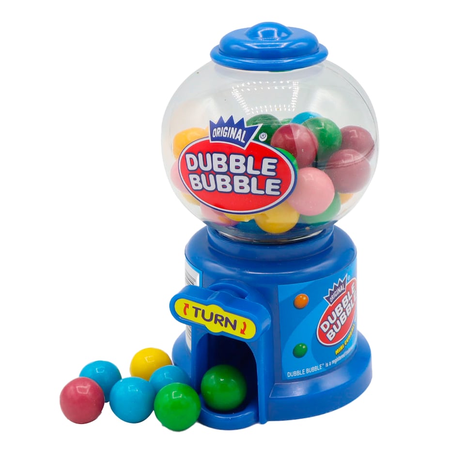 image 1 of Dubble Bubble Mini Gumball Machine 40G