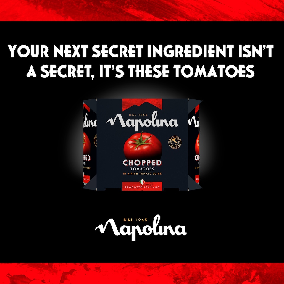 image 1 of Napolina Chopped Tomatoes 4 X 400G