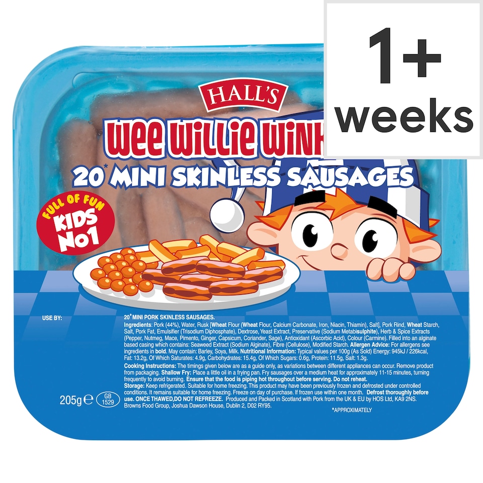 Halls 20 Wee Willie Winkies 205G