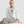 Beige, Hello Kitty 2-Piece Leopard Print Fleece Pyjamas Set in Beige