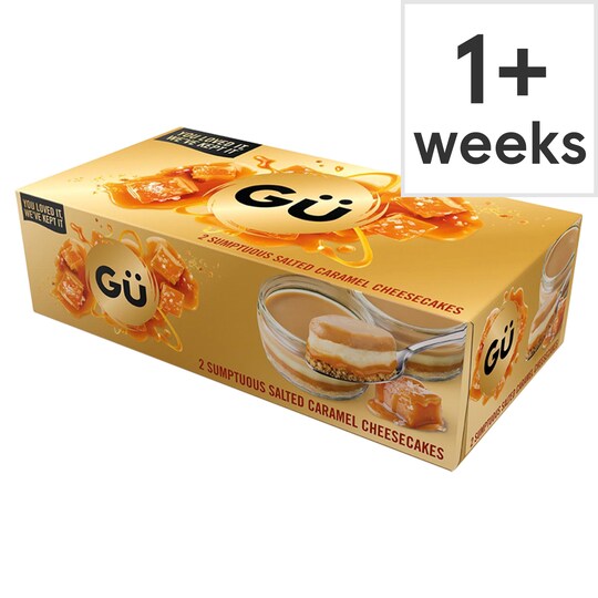 Gu Salted Caramel Cheesecake 2X92g Tesco Groceries