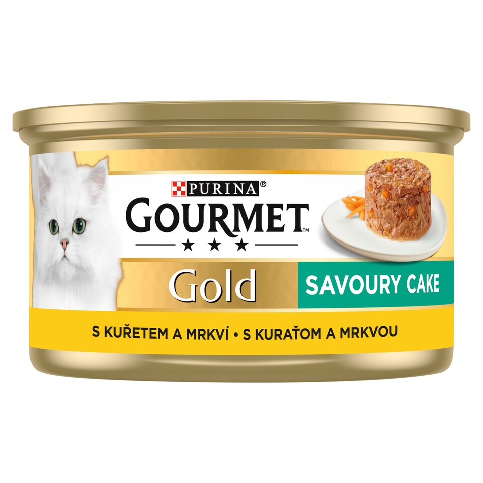 obrázok 1 z Gourmet Gold Savoury Cake konzerva pre mačky kura 85 g