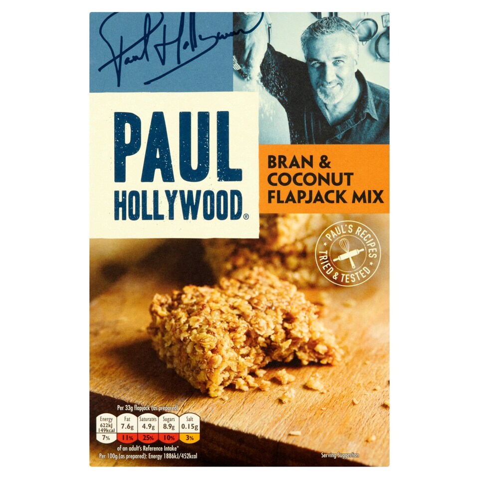PAUL HOLLYWOOD BRAN & COCONUT F/JACK MIX 435g