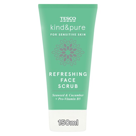 Tesco Kind And Pure Refreshing Face Scrub 150Ml Tesco Groceries