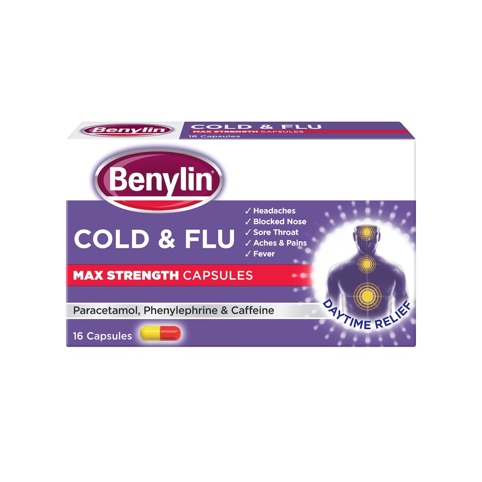 image 1 of Benylin Cold And Flu Max 16 Caps