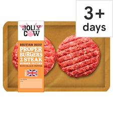 The Jolly Cow 2 Steak Burgers With Pepper 300G
