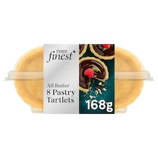 Tesco Finest All Butter Pastry Tartlets 8 Pack