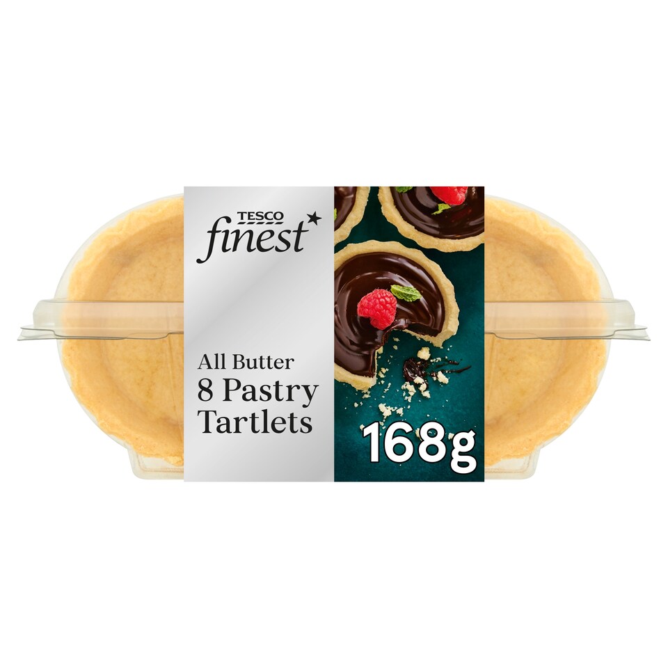 Tesco Finest All Butter Pastry Tartlets 8 Pack