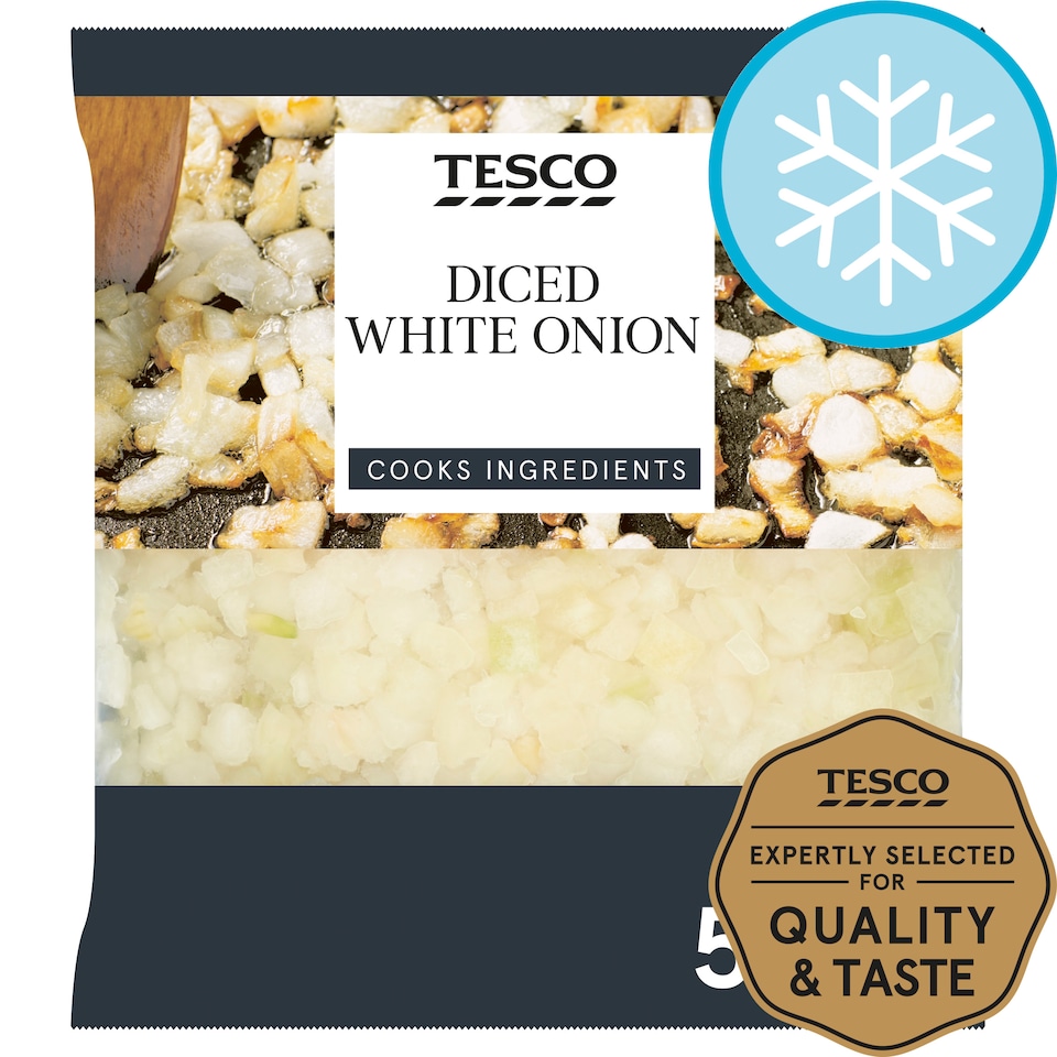 Tesco Frozen Diced Onions 500G