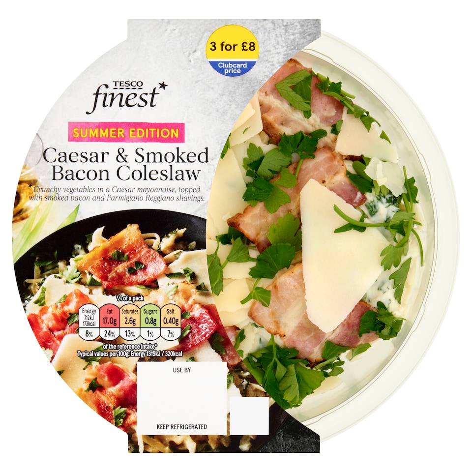 Tesco Finest Caesar & Smoked Bacon Coleslaw 270g